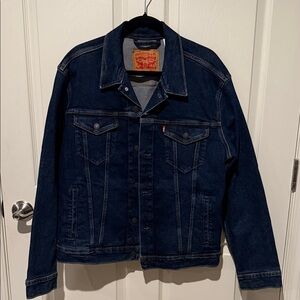 Levi's Men's Dark Blue Denim Jacket